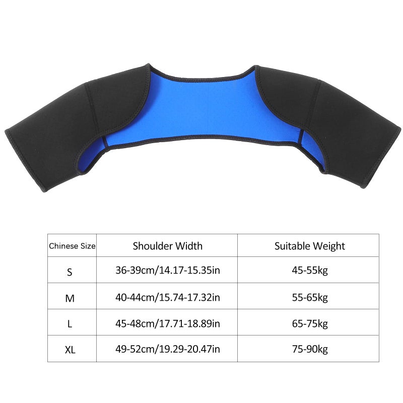 EXCEART Double Shoulder Support Shoulder Wrap Protector Shoulder Strap Brace for Outdoor Hiking Lifting Sports (Size XL) - Image 2