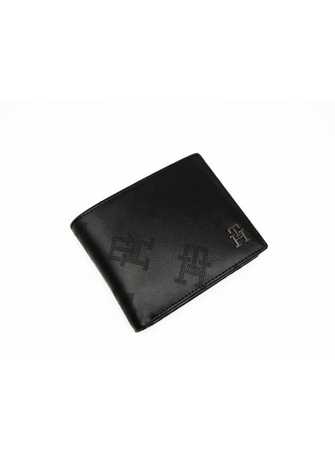 Tommy Hilfiger Plus Tommy Hilfiger Men's Engraved Logo Wallet - Black  - Image 1