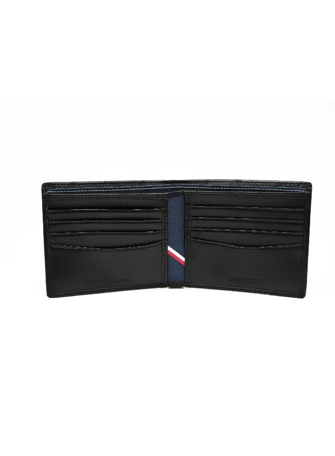 Tommy Hilfiger Plus Tommy Hilfiger Men's Engraved Logo Wallet - Black  - Image 4