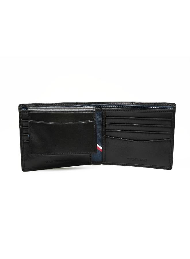 Tommy Hilfiger Plus Tommy Hilfiger Men's Engraved Logo Wallet - Black  - Image 5