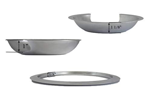 Range Kleen - Chrome Style D contains (3) 6" pan/ring & (1) 8" pan/ring for GE, Hotpoint, & Kenmore prior to 1995 - Image 3