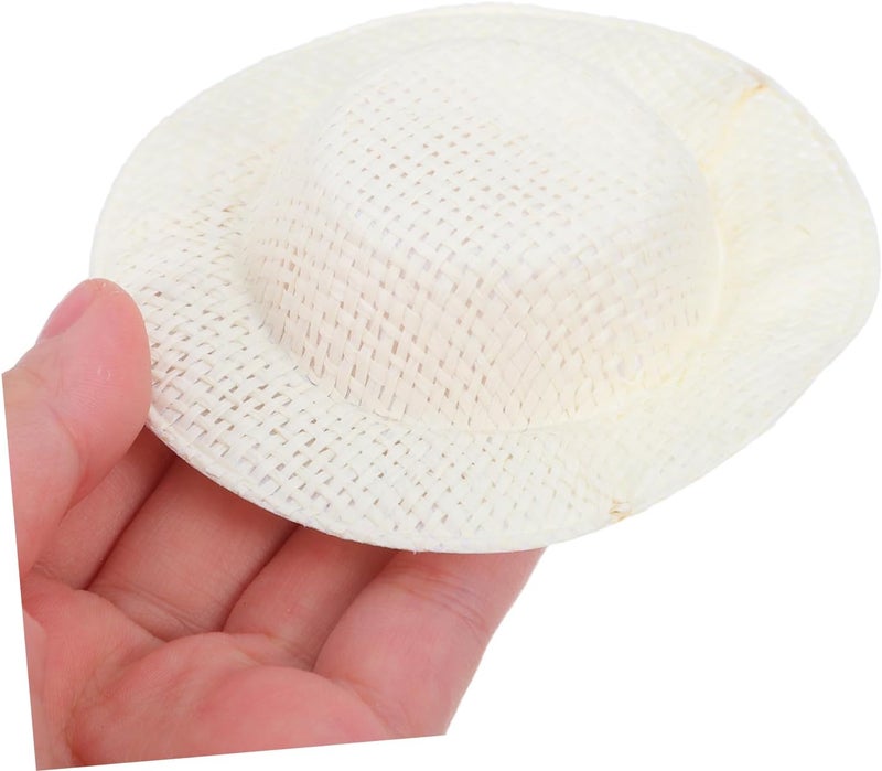 TOYANDONA 15pcs Mini Woven Doll Hats Tiny Knitted Caps for DIY Crafts Miniature Accessories for Dolls and Animals for Creative Projects and Travel - Image 4