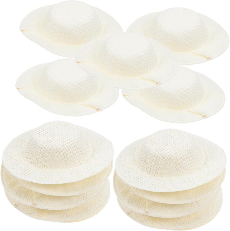 TOYANDONA 15pcs Mini Woven Doll Hats Tiny Knitted Caps for DIY Crafts Miniature Accessories for Dolls and Animals for Creative Projects and Travel - Image 1