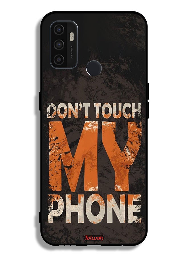 Tolwak Oppo A33 (2020) Protective Case Cover Do Not Touch My Phone - Image 2