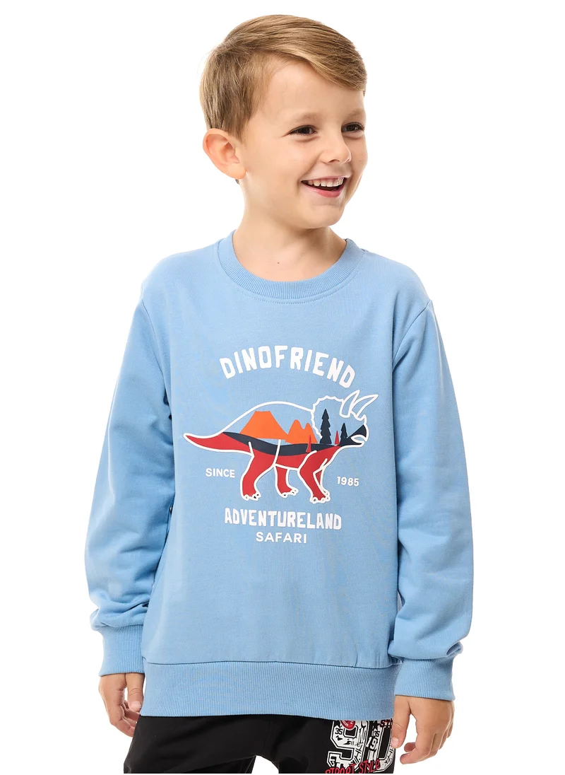 victor and jane Boys' Sweatshirt "ADVENTURELAND"