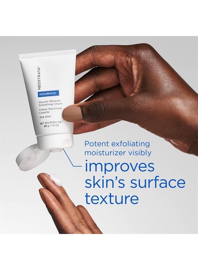 Neostrata GLYCOLIC RENEWAL Smoothing Cream Texture-Refining Moisturizer with Glycolic & Citric Acid, Shea Butter Non-Comedogenic, 1.4 Ounce (Pack of 1) - Image 3