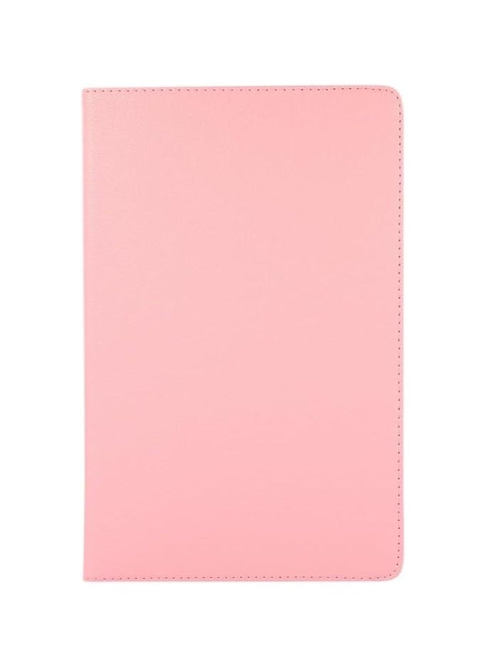 Compatible with Huawei MatePad Pro 12.2 inch 2024 Tablet PU Leather Cover Sleep Wake Function 360 Rotating Stand Protective Shell For MatePad Pro 12.2'' (Pink)