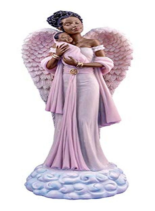 Ebony Treasures Angel in Pink with Baby