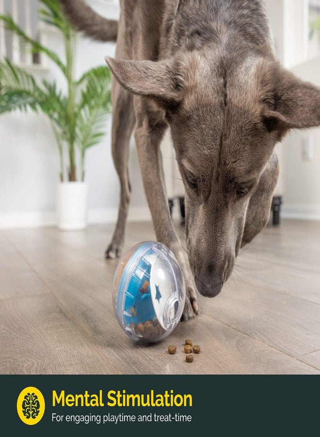Pet Zone IQ Treat Ball Dog Treat Dispenser Toy Ball Interactive Toy - 4" Stimulation, Slow Feeder - Image 2