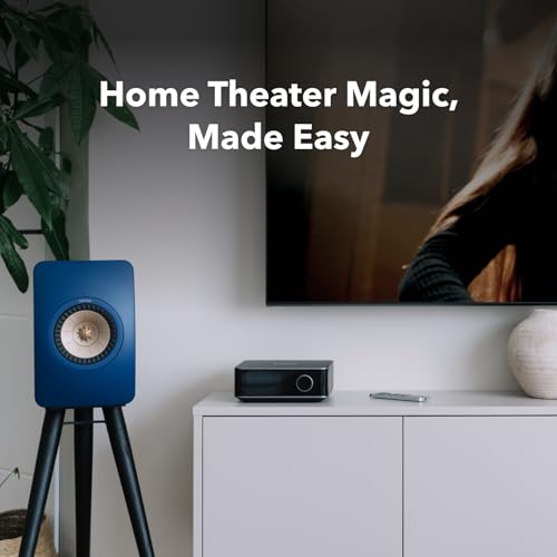 WiiM مضخم الصوت WiiM Ultra مع جهاز التحكم الصوتي 2 | مضخم صوت ستريمنغ بقوة 100 واط مع DAC ESS ES9039Q2M المتميز و مضخمي TI TPA3255 مزدوجين | معادل RoomFit EQ مدمج وشاشة تعمل باللمس | مدخلات HDMI ARC، بصري، RCA | رمادي فضائي - Image 4