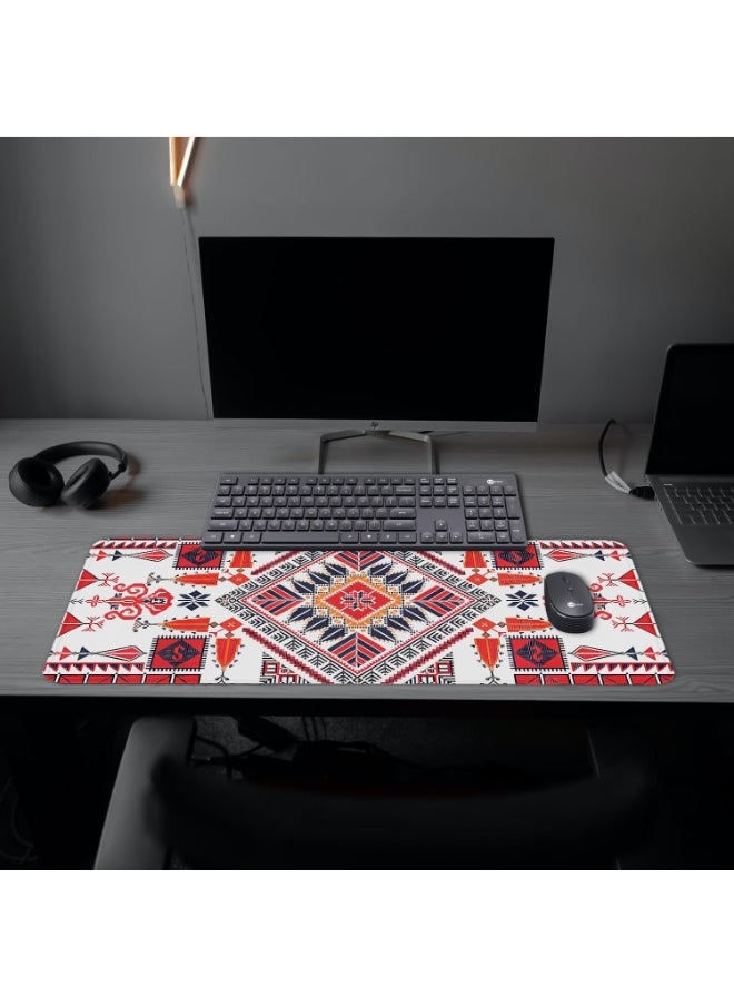 Necomi Gaming Mouse Pad, Keyboard Mouse Pad, Desk Pad with Stitched Edges, Large Mouse Pad for Office/Work/Home/Decoration 30CMX80CM  - Image 2