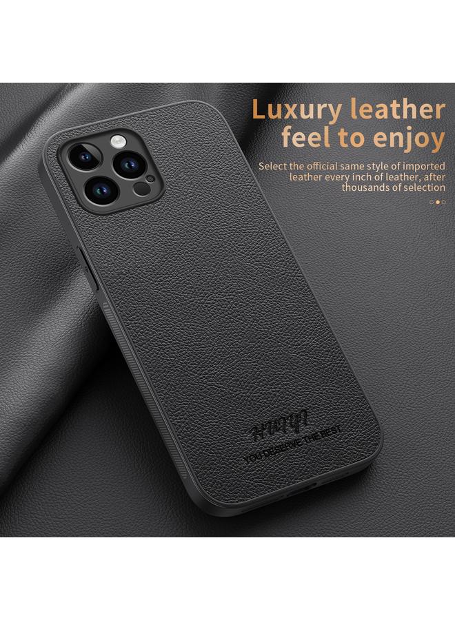 اس-توب جراب هاتف مغناطيسي من الجلد من HUIYI لهاتف iPhone 14 Pro Max - Image 2