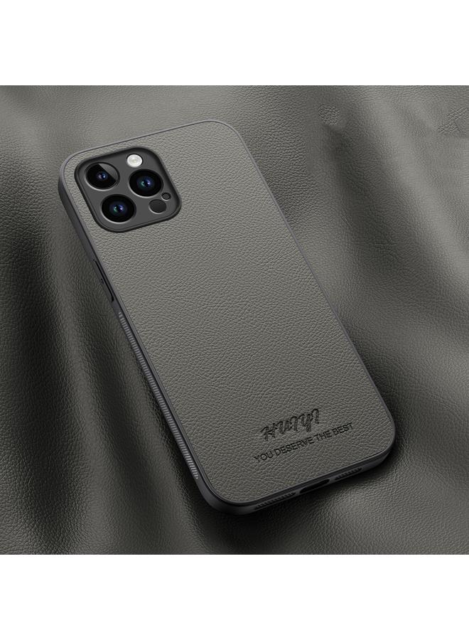 اس-توب جراب هاتف مغناطيسي من الجلد من HUIYI لهاتف iPhone 14 Pro Max - Image 1