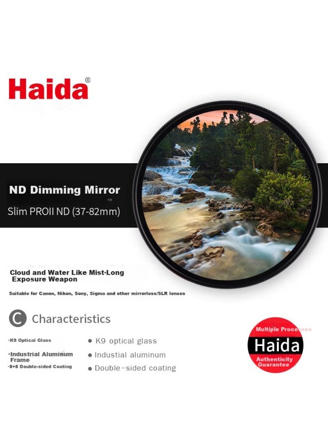 Haida Slim Proii Series 82Mm Nd0.9 (8X) Neutral Density Filter Multi-Coated For Canon Nikon Sony Fuji Lenses - Image 1
