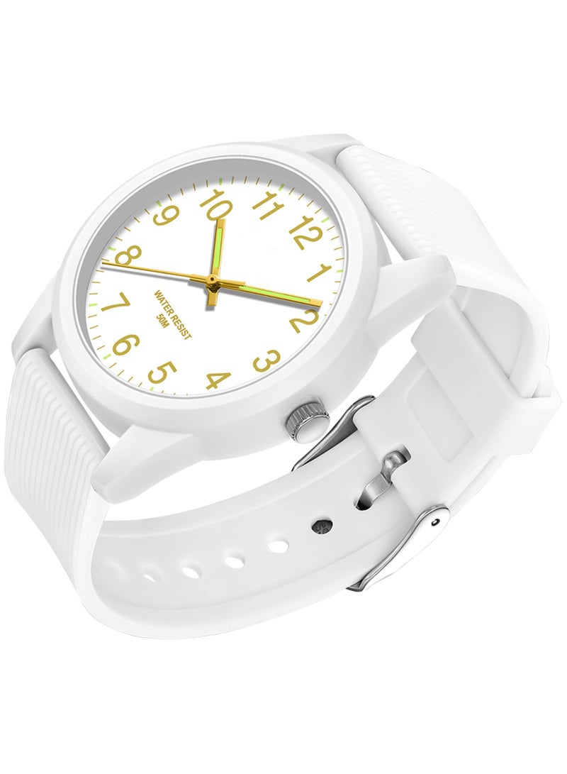 Kids Analog Watches for Girls Boys Watches with Soft Band Learning Time 50M Waterproof Children Watch Easy to Read for Ages 4-12 Kids Gift - Image 2