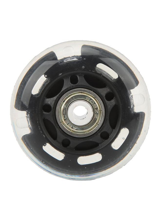 Thoraya - 4Pcs Light Up Roller Skate Wheels 63mm PU Flash Inline Skate Wheels for Inline Skateboards Casters - Image 1