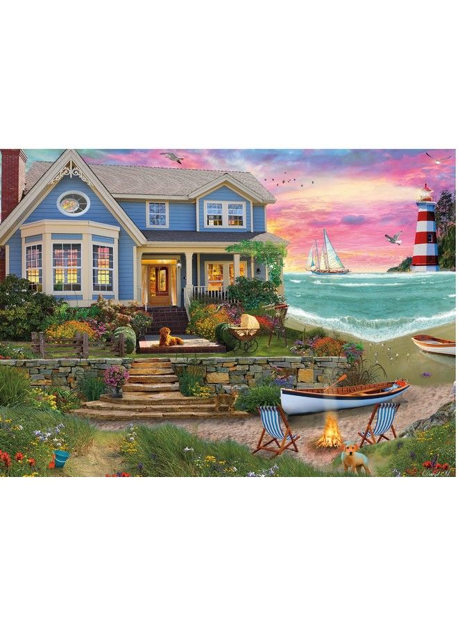 Ceaco لعبة تركيب البازل ديفيد مكلين قلب الشاطئ 1000 قطعة - Image 1