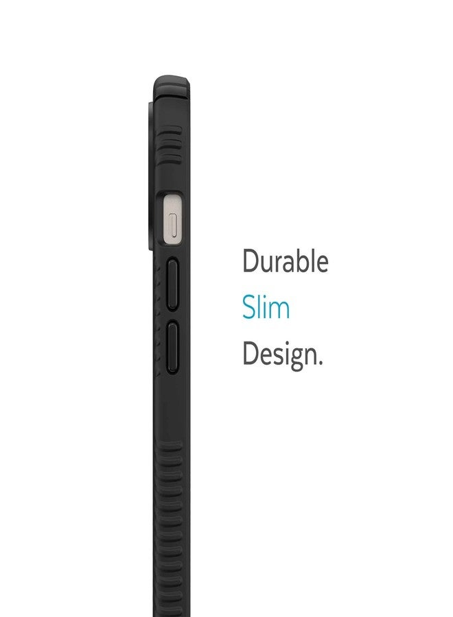 Speck iPhone 15 Plus & iPhone 14 Plus Case - MagSafe Compatible, Drop Protection, Soft Touch Grip - Presidio2 Grip Black - Image 4