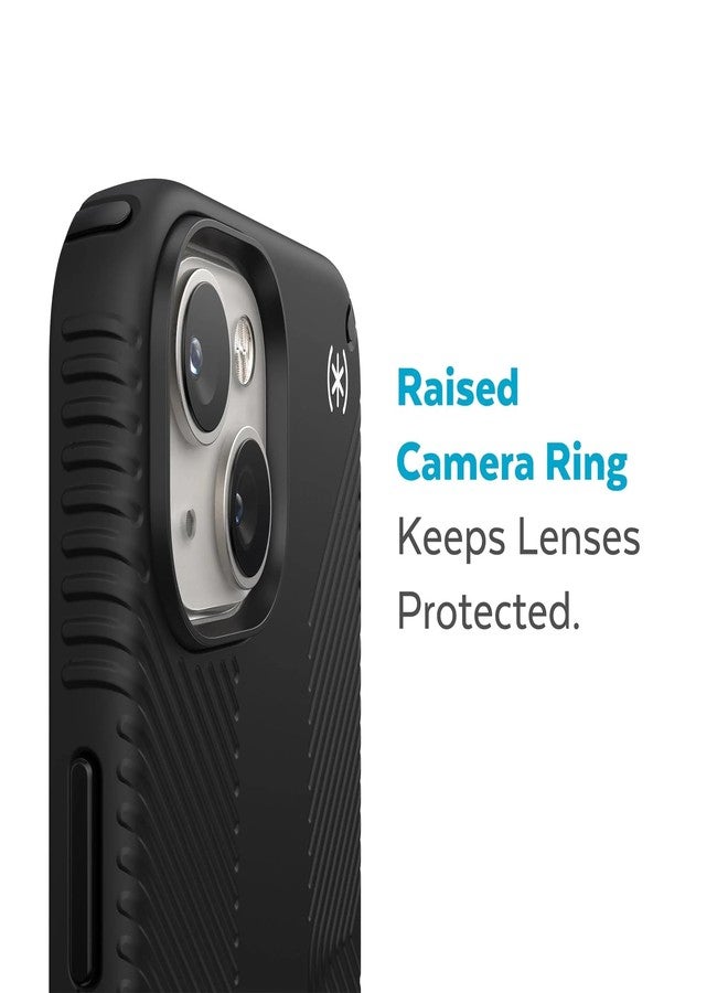 Speck iPhone 15 Plus & iPhone 14 Plus Case - MagSafe Compatible, Drop Protection, Soft Touch Grip - Presidio2 Grip Black - Image 5