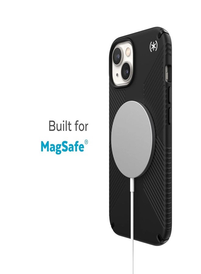 Speck iPhone 15 Plus & iPhone 14 Plus Case - MagSafe Compatible, Drop Protection, Soft Touch Grip - Presidio2 Grip Black - Image 3