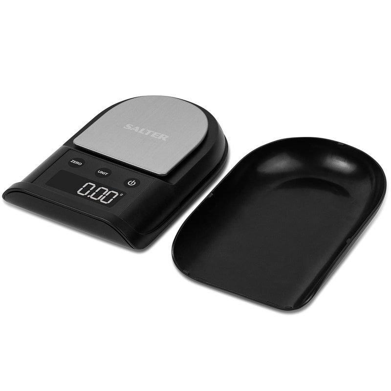 Salter Digital Precision Kitchen Scale - Accurate Weighing In 0.01g Increments, 300g Max Capacity, Stainless Steel Platform, Detachable Tray, Weigh Small Items, Yeast, Spices, Coffee, Jewellery,Coins - Image 1
