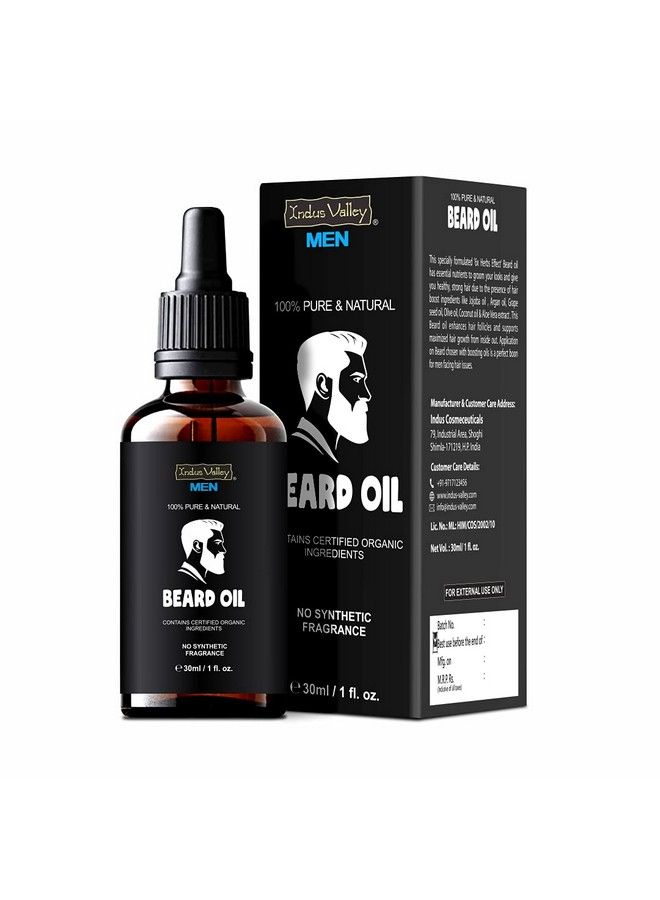 Indus Valley Men 100% Pure And Natural Beard Oil Contains Certified Organic Ingredients (30Ml) - Image 2