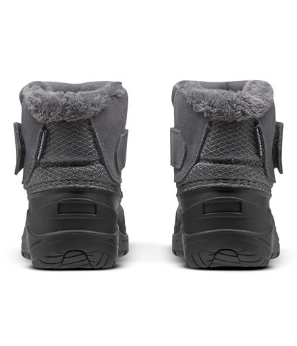 The North Face Toddler Alpenglow II Insulated Snow Boot | Waterproof Construction & Durable Rubber Outsole, TNF Black/Zinc Grey, 8 - Image 2