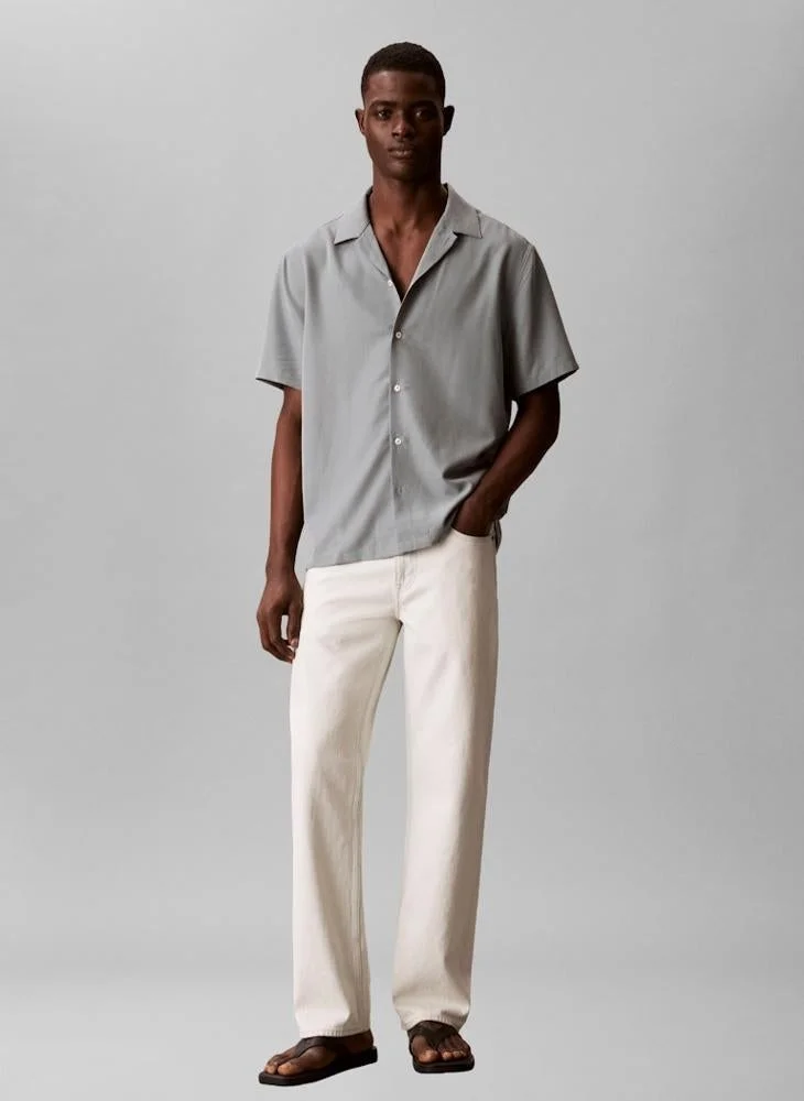 CALVIN KLEIN  Essential Short Sleeve Shirt for Men | Best Price UAE