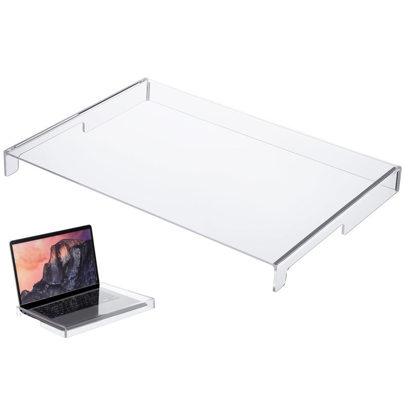 Veemoon Laptop Keyboard Protector Cover Acrylic Clear Laptop Dust Case Anti-Cat Keyboard Cover Computer Mechanical Transparent Protector Suitable for 14inch Computer (13.8 * 9.8 * 0.6 Inch) - Image 1