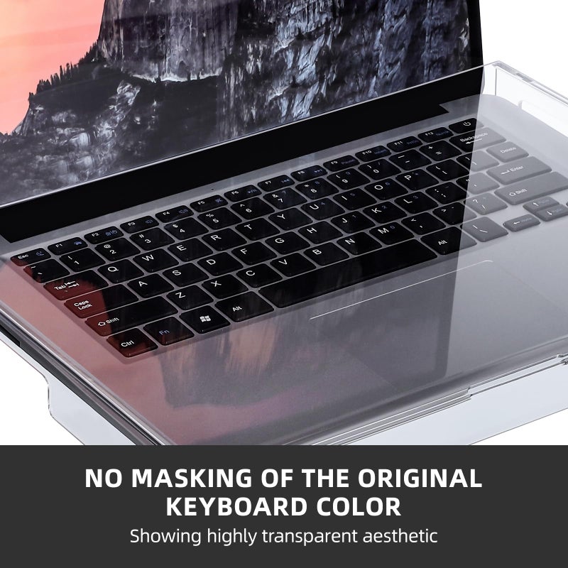 Veemoon Laptop Keyboard Protector Cover Acrylic Clear Laptop Dust Case Anti-Cat Keyboard Cover Computer Mechanical Transparent Protector Suitable for 14inch Computer (13.8 * 9.8 * 0.6 Inch) - Image 5