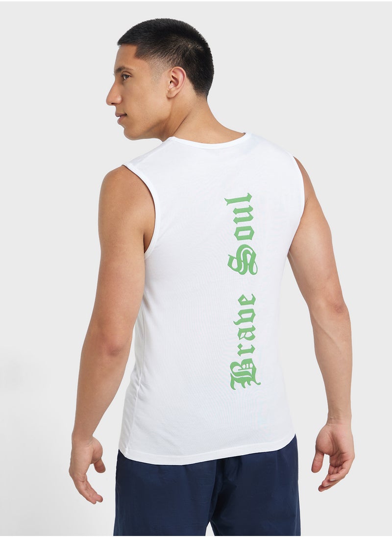Seventy Five - Graphic Oversized Tank Top - Image 1