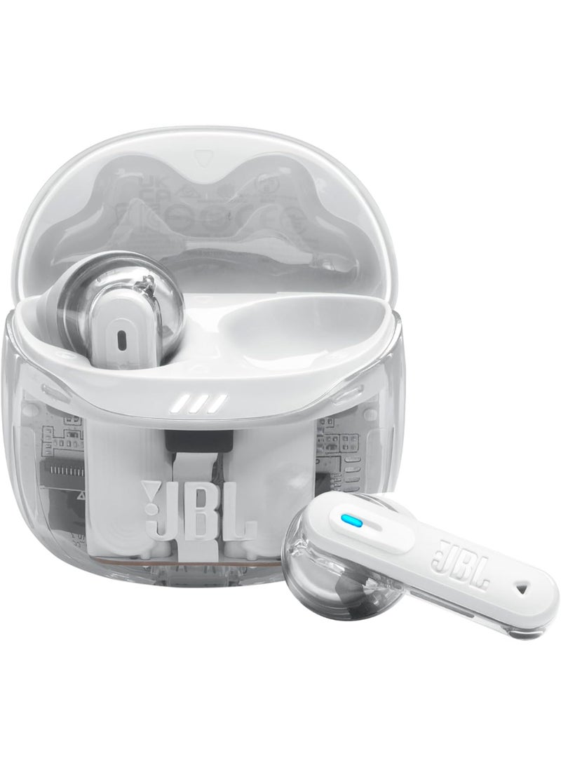 JBL Tune Flex 2 True Wireless Noise Cancelling Earbuds, JBLTFLEX2GWHT White - Image 1