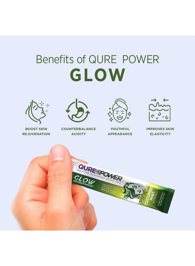 Qure QURE Alkaline Skin Glow for Youthful Radiance and Skin Hydration-Alkaline Antioxidant Blend- Collagen, Vitamin C, Hyaluronic Acid, Aloe Vera  - Image 2