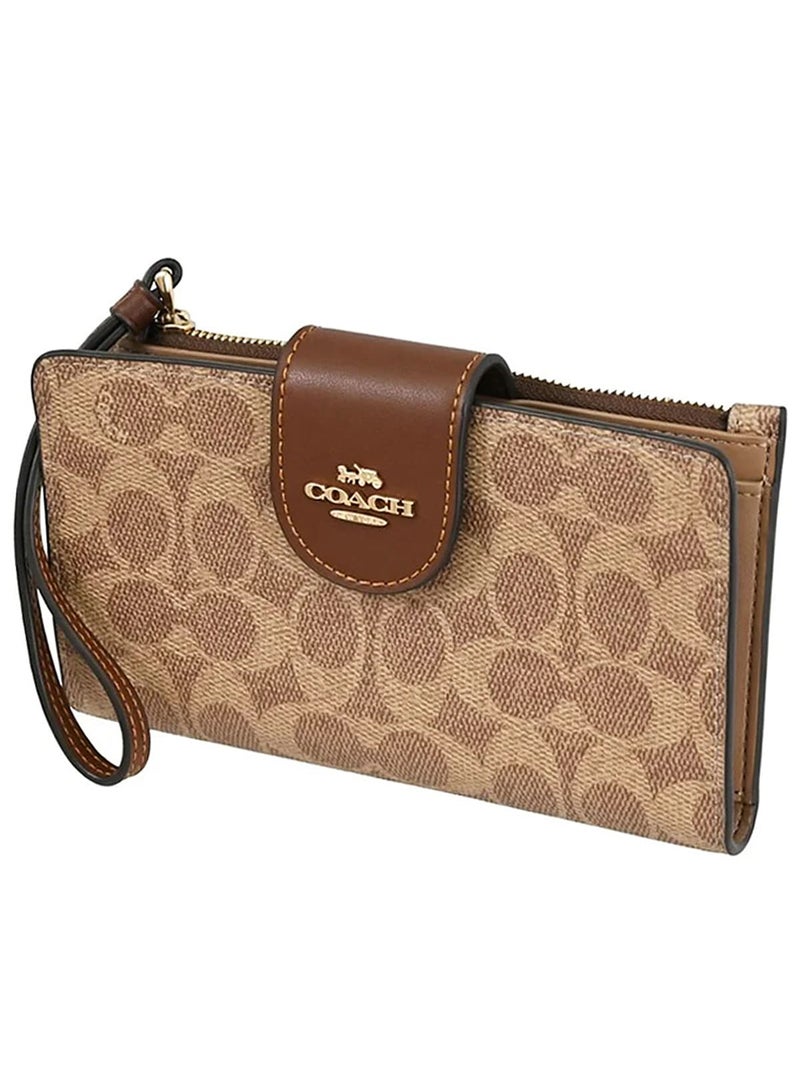 كوتش اوت ليت محفظة موبايل كوتش COACH حريمي سيجنتشر بسوار معصم CW780 - Image 2