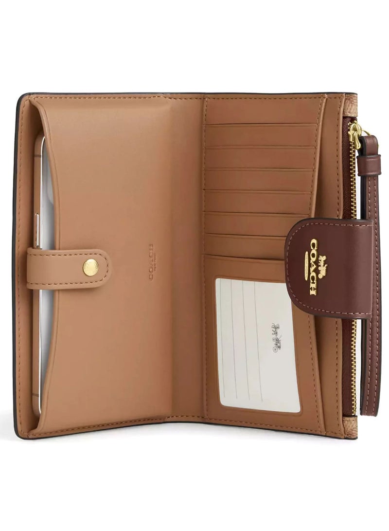 كوتش اوت ليت محفظة موبايل كوتش COACH حريمي سيجنتشر بسوار معصم CW780 - Image 4