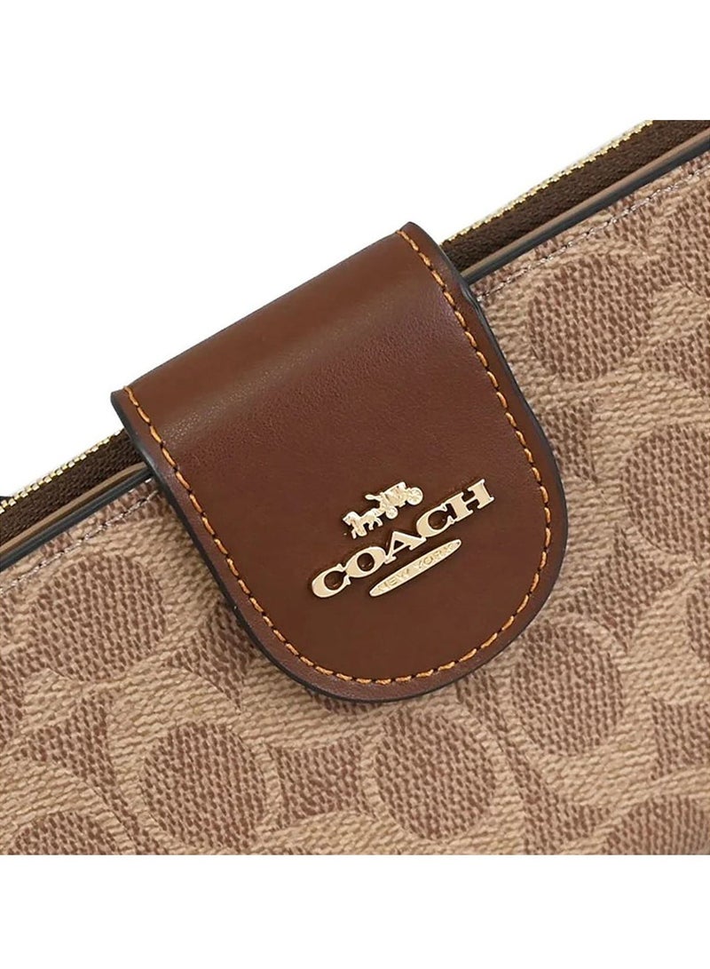 Coachi Store COACH Women’s Signature Canvas Phone Wallet Wristlet CW780 - Image 4