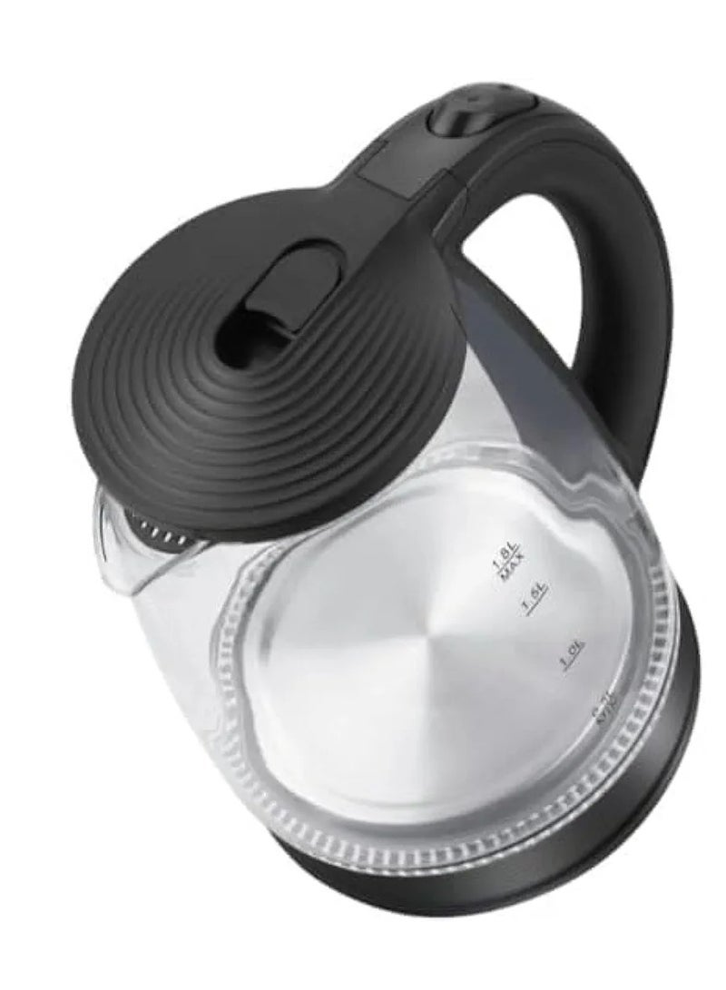 JIHAM Electric kettle Electric Glass Kettle, 360 Degrees Rotation, Water Level Indicator and Automatic Cut-Off, Perfect for Boiling Water, Milk, Tea, - Image 2