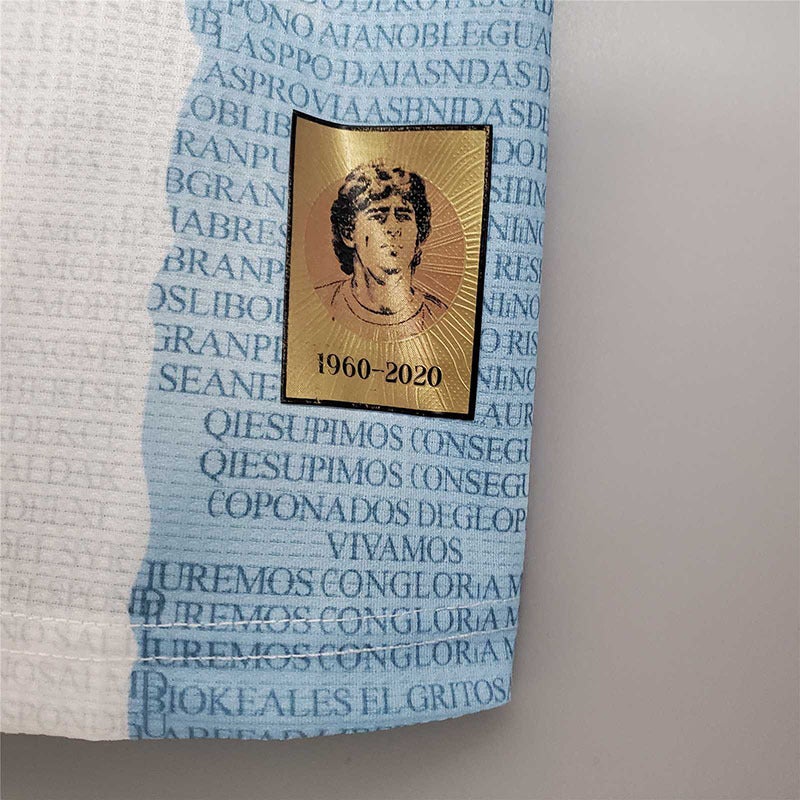 Argentina Retro Football Jersey Maradona - Image 3
