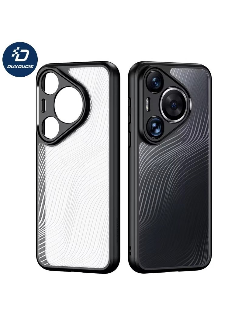دوكس دوتشيز - حافظة لهاتف Huawei Pura 70 Pro/Pura 70 Pro Plus DUX DUCIS Aimo Mag Series TPU + PC MagSafe Frosted Feel Phone Case (أسود) - Image 1