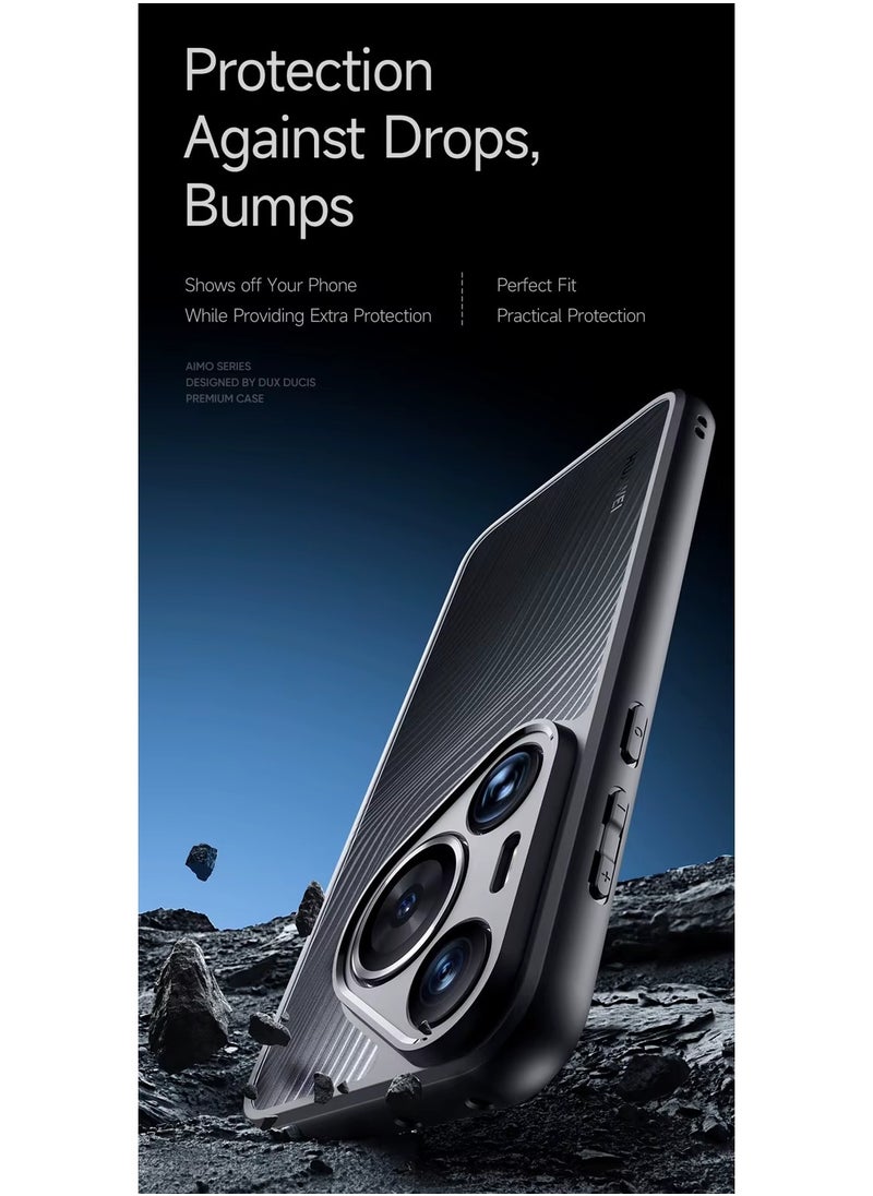دوكس دوتشيز - حافظة لهاتف Huawei Pura 70 Pro/Pura 70 Pro Plus DUX DUCIS Aimo Mag Series TPU + PC MagSafe Frosted Feel Phone Case (أسود) - Image 1