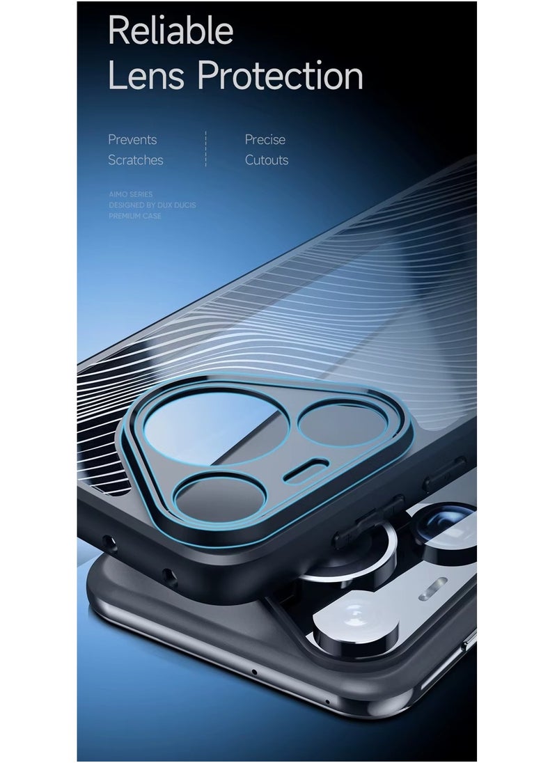 دوكس دوتشيز - حافظة لهاتف Huawei Pura 70 Pro/Pura 70 Pro Plus DUX DUCIS Aimo Mag Series TPU + PC MagSafe Frosted Feel Phone Case (أسود) - Image 1