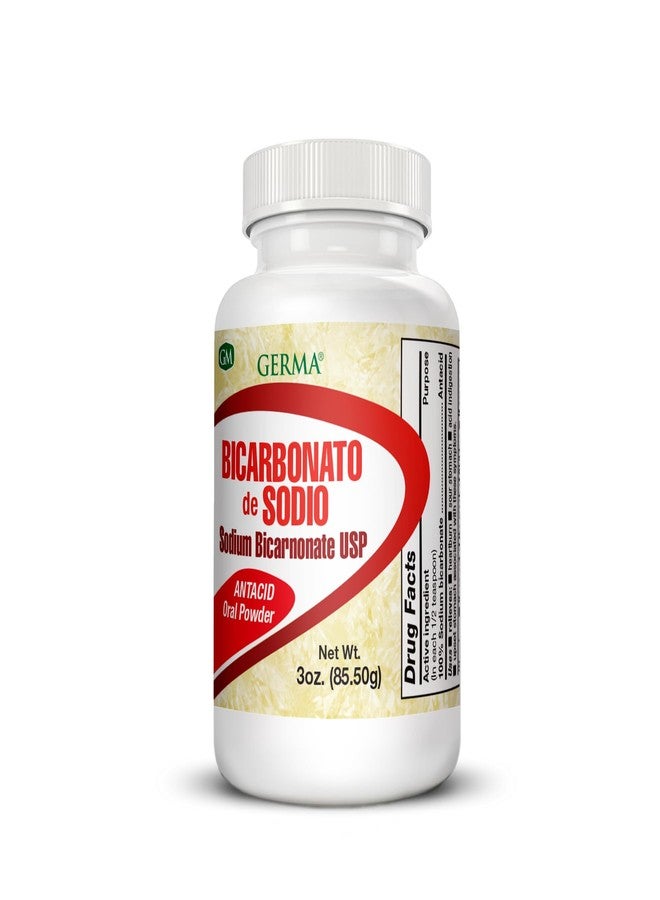 Germa™ Sodium Bicarbonate – Traditional Antacid for Occasional Digestive Ease – Alkalizing pH Balance Support – Bicarbonato de Sodio – 3 oz - Image 2