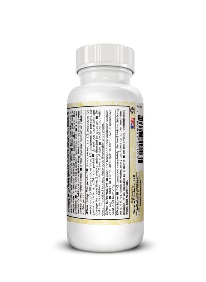 Germa™ Sodium Bicarbonate – Traditional Antacid for Occasional Digestive Ease – Alkalizing pH Balance Support – Bicarbonato de Sodio – 3 oz - Image 3