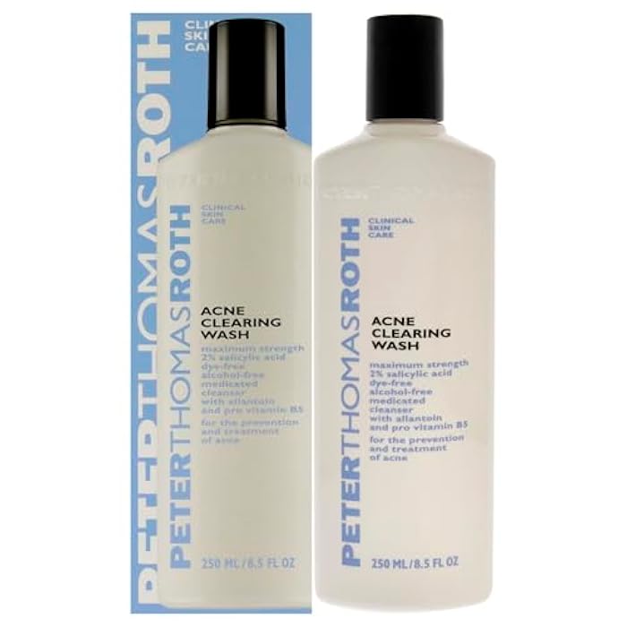 Peter Thomas Roth | Acne Clearing Wash | Maximum-Strength Salicylic Acid Face Wash, Clears Up and Helps Prevent Breakouts, 8.5 Fl Oz - Image 1