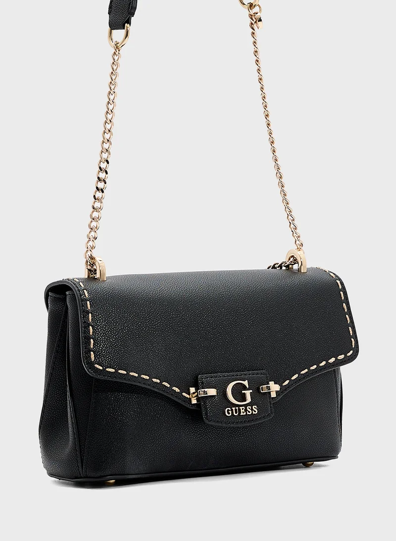 جس Nastra Convertible Crossbody Flap