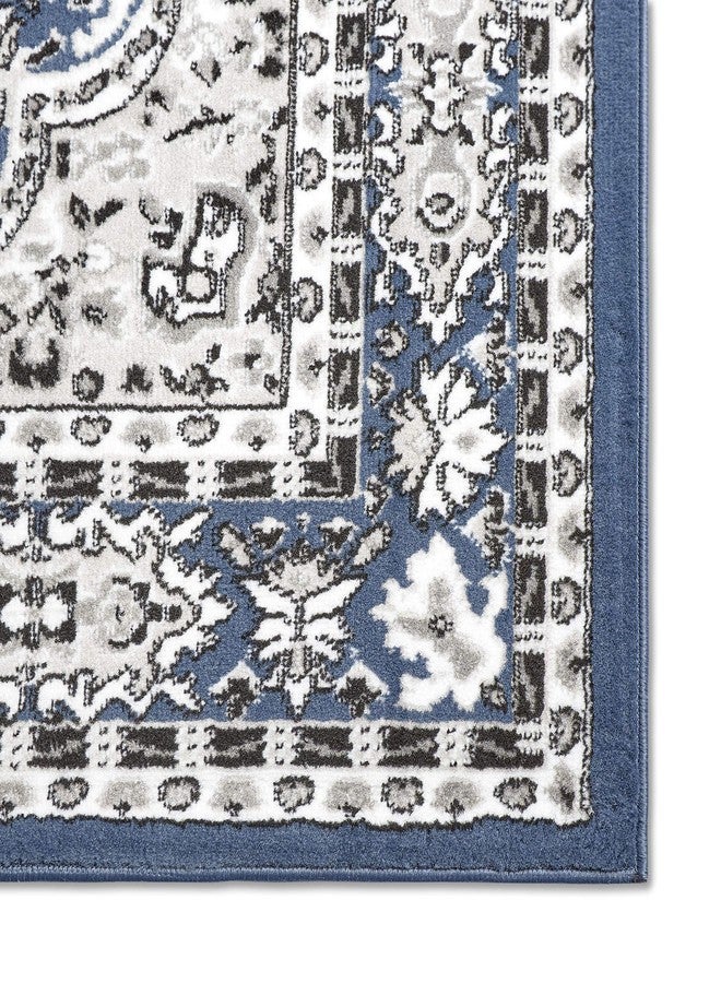 Home Dynamix Premium Sakarya Traditional Medallion Border Area Rug, Midnight Blue, 21"x35" Rectangle - Image 5