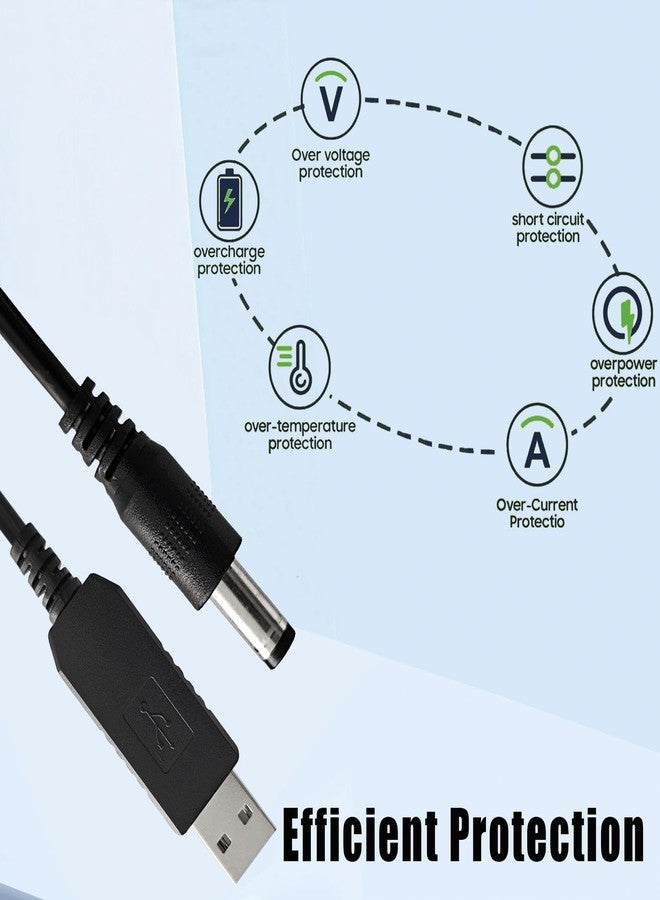 PDEEY USB Plug Cable for Baby Car Camera, 6.6 FT Power Cord, 2-Pack - Image 4