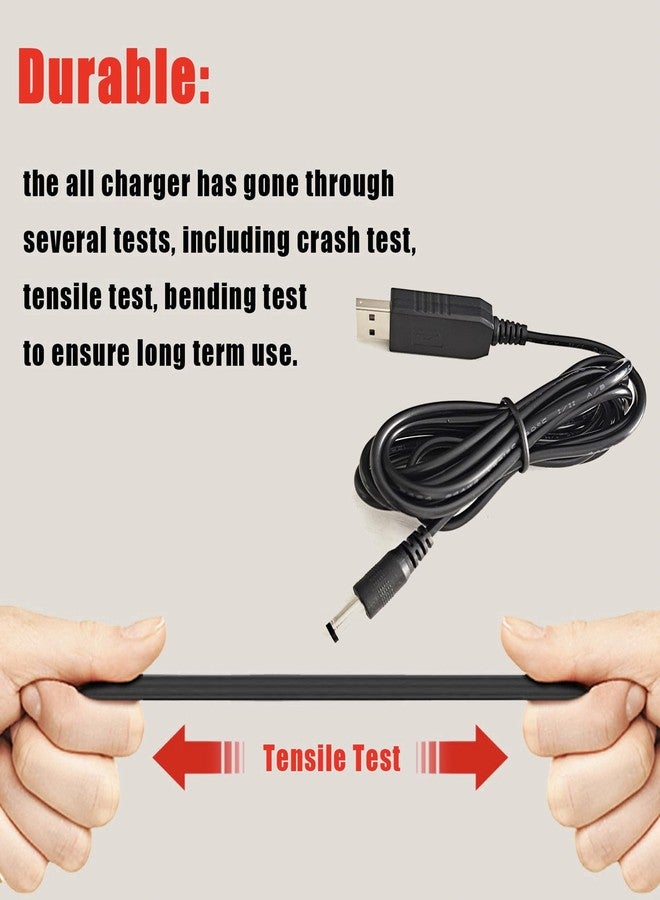 PDEEY USB Plug Cable for Baby Car Camera, 6.6 FT Power Cord, 2-Pack - Image 5