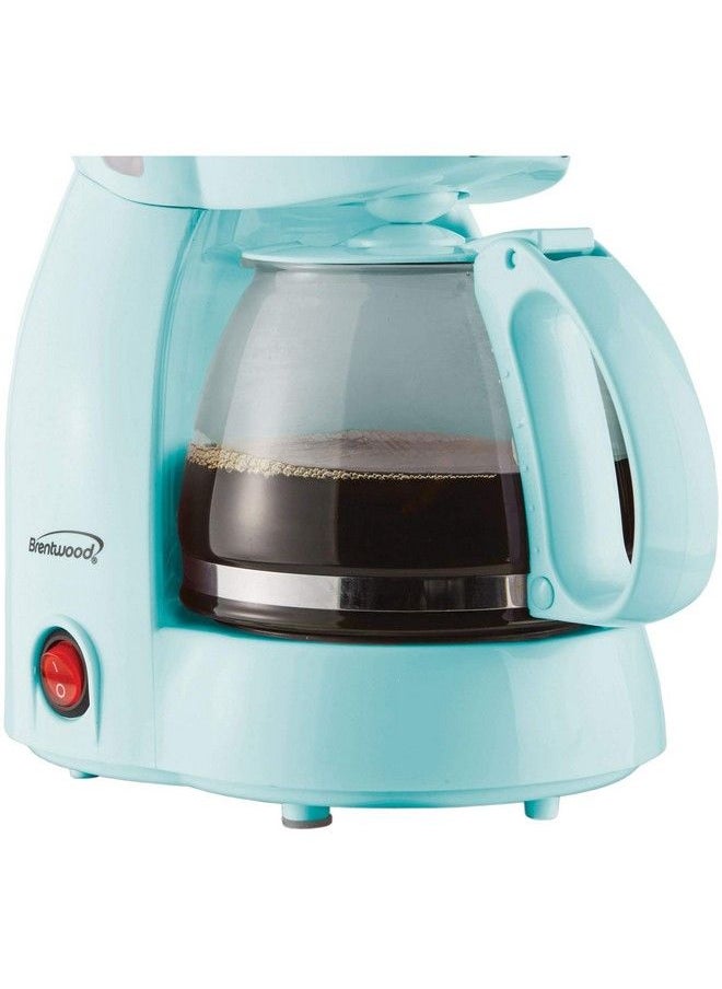 Brentwood - Ts213Bl 4 Cup Coffee Maker Blue - Image 1