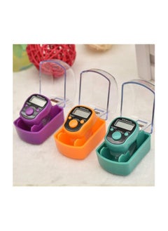 Generic Handheld Digital Electronic Tasbeeh Counter with LED Light - Orange Color  - Image 2